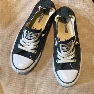 Converse Black and White Canvas Sneakers